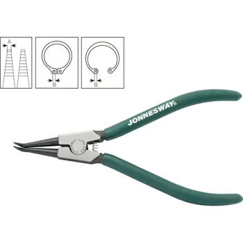 Kleště Kleště na vnější segrovky zahnuté, 120 mm - JONNESWAY AG010010
