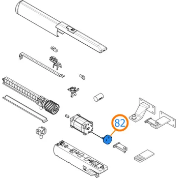 Pohon brány CAME 119RID110 elektromagnetická brzda ATI