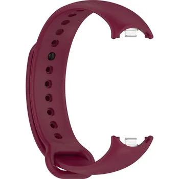 Náramek Mi Band 8/9/10 silikonový sportovní náramek Barva: Vínová, Typ: 12