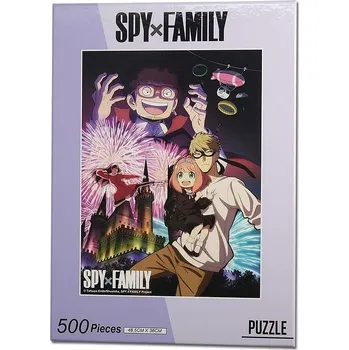 Puzzle Puzzle Spy x Family - Skupina postav, 500 dílků
