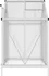 Skleník IWHOME Demeter A101-A IWH-10270001 1,90 x 1,32 m PC 4 mm + základna