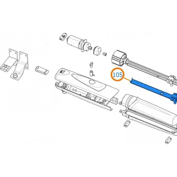 Pohon brány Came 88001-0126 maticové pouzdro+ držák AXO 3/4 série