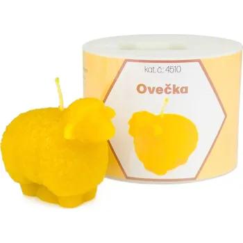 Výtvarná sada Silikonová forma na svíčku - Velikonoční ovečka 5 cm