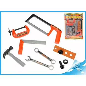 Sada nářadí Mikro Trading Sada nářadí 11 ks s pilkou a svěrákem na kartě