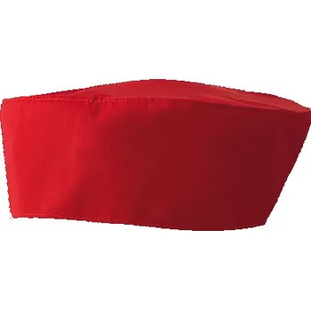 Gastro oděv Premier Workwear Čepice šéfkuchaře PR653 Red -ca. Pantone 200 one size