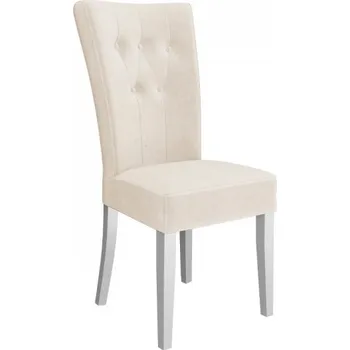 Čalouněná jídelní židle ST67, Barva: bílý polomatný, Potah: Magic Velvet 2250 MIRJAN 5903211142796