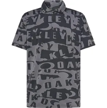 Pánské tričko Oakley Ransom Jacquard pánské polo, černé pánské, S