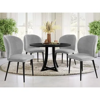 Židle Perkoz, Potah: Magic Velvet 2240, Barvy nožiček: černá MIRJAN 5903211284359