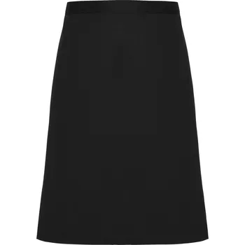Pracovní zástěra Premier Workwear Středně dlouhá zástěra z biobavlny PR114 Black 70 x 50 cm