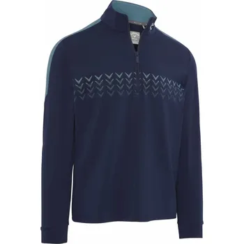 Callaway Trademark 1/4 Zip Blocked Chev pánská mikina, modrá pánské, XXL