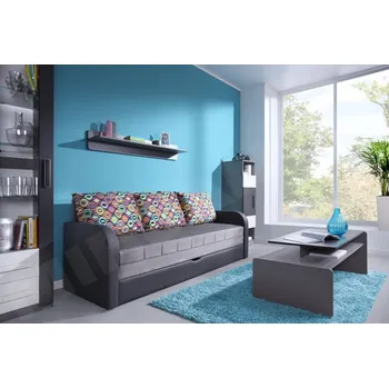 Nábytek Rozkládací pohovka Dido, Potah: ekokůže Soft 20 + Alcala 22 + Amber 071 MIRJAN 5902928067545