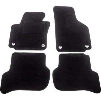 autokoberec ACI textilní koberce pro VW Golf PLUS 05-09 černé (pro oválné příchytky) sada 4 ks