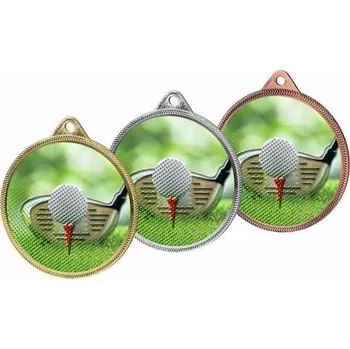 Poháry Bauer Kovová medaile MDLGOLFM04