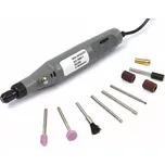 Malá ruční bruska - multinástroj pro gravírování a jemné práce, vario otáčky 0 - 18.000 ot/min, sada příslušenství (TrueTech)