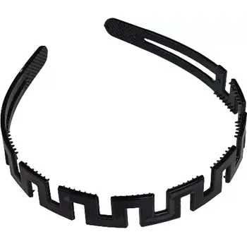 Čelenka Plastová čelenka černá lesklá - hradby