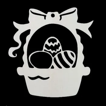 Velikonoční dekorace IDARY Velikonoční ozdoba na zavěšení 8x6cm - košík