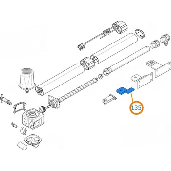 Pohon brány Came 119RID164 přední konzole - KRONO