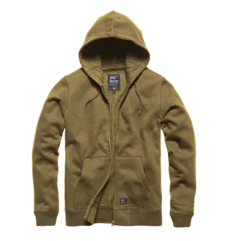 Pánská mikina Vintage Industries Mikina s kapucí Redstone, taupe