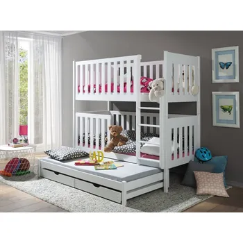 Postel Patrová postel Deosen 80, Barva: bílá MIRJAN 5903211108082