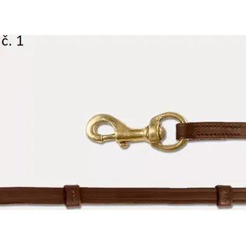 Icelandic kožené otěže s karabinou