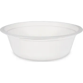 Jednorázové nádobí Miska kulatá BIO cukrová třtina 500 ml pr. 15,5 x 5 cm (50 ks)