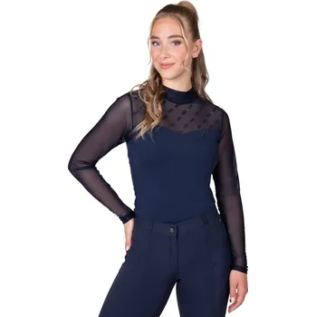 Dámské tričko QHP Triko Summer Focus, dámské, navy 30