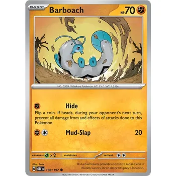 Sběratelská karetní hra Pokémon TCG Barboach 108/197 - Reverse Holo