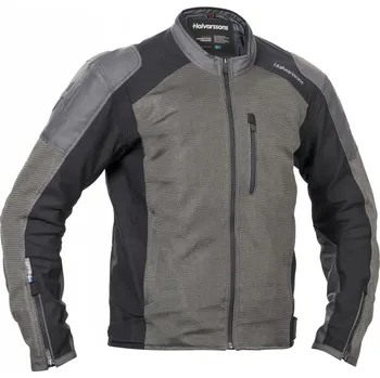 Moto bunda Halvarssons ARVIKA Black/grey prodyšná textilní bunda