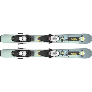 Sjezdové lyže Salomon T1 Jr XS + C5 GW Velikost: 80 L aquatic/safety yellow+V black/white 22/23