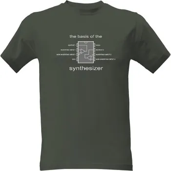 Pánské oblečení Tričko s potiskem Operační zesilovač - Gray pánské