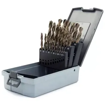 Vrták Vrtáky broušené, HSS-Co 1.0-13 mm, sada 25 dílů, Welzh (Welzh Werkzeug)