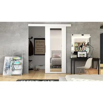 Zrcadlo Posuvné dveře Melanie 80 IV, Barva: bílá / zrcadlo MIRJAN 5902928997132