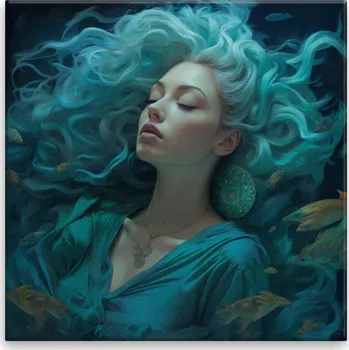 Obraz Obraz na plátně - Vodní říše - 40x40 cm - CZ výroba