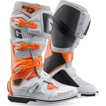 Moto obuv Motokrosové boty Gaerne SG 12 oranžová/šedá/bílá (Motokrosová obuv SG12)
