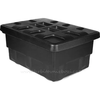 Smuteční dekorace Plastová schránka na šest uren 23 cm