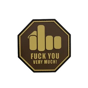 Nášivka WARAGOD Middle Finger PVC nášivka