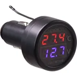 Digitální voltmetr s teploměrem do CL…