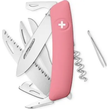 Mačeta Swiza kapesní nůž D09R Standard pink + DÁREK