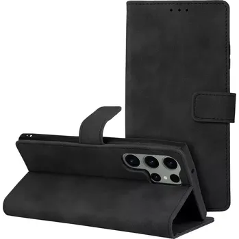 Pouzdro na mobilní telefon Flip pouzdro Coolcase TENDER na mobil Samsung Galaxy S24 Ultra - Černé (Flip kryt či obal Coolcase TENDER na mobil Samsung Galaxy S24 Ultra - Černé)