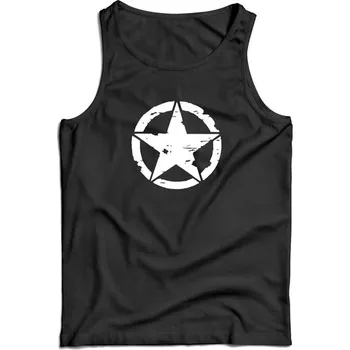 Pánské tílko DRAGOWA pánské tílko Star, černá 160g/m2