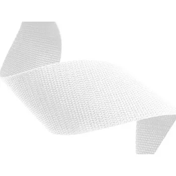 Popruh polypropylenový 30mm - bílý - pruh 70cm, galanterie, metráž