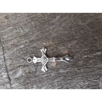 Materiál na výrobu šperku Křížek 17 x 21