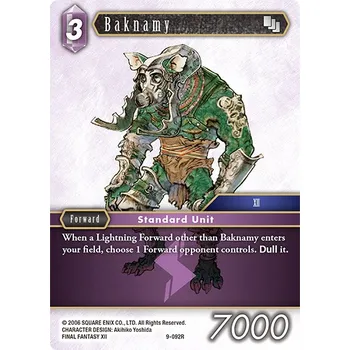 Sběratelská karetní hra Baknamy 9-092R - Opus IX Typ karty: Standard