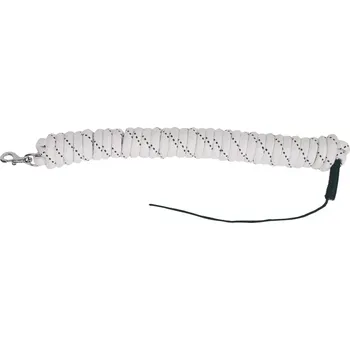 Horsemanship lano 6,8m, široké 12mm - bílé