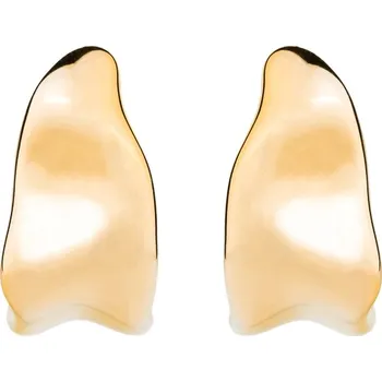 Náušnice franco bene Asymetrické náušnice - pozlacené 2195 Zlatá