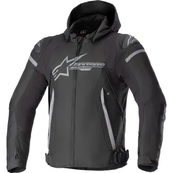 Moto bunda Bunda ZACA WATERPROOF, ALPINESTARS (černá/tmavě šedá) 2026 (Velikost: 4XL)