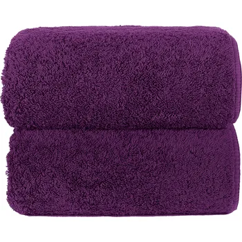 Utěrka Ručník z egyptské bavlny Graccioza Long Double Loop 700 gsm Purple (fialová) Velikost: 30 x 50 cm