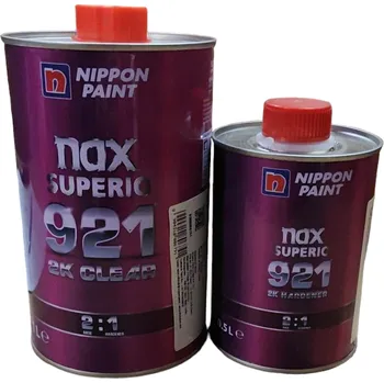 Lak na dřevo Nippon Bezbarvý lak 921 2K Clear 2:1 + tužidlo Rychlost: Normál/Střed