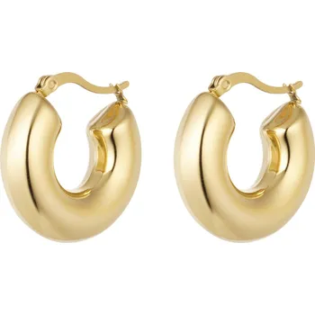 Náušnice Prstýnkárna MEGGIE luxusní pozlacené kruhové náušnice z ušlechtilé chirurgické oceli