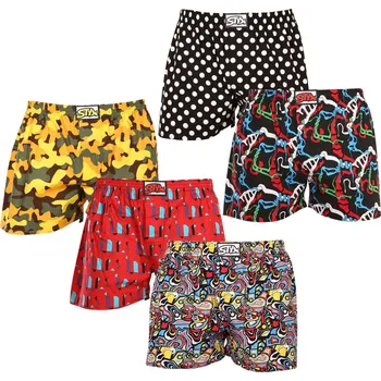 Trenýrky 5PACK pánské trenky Styx art klasická guma vícebarevné (5A1174909) S Možnost vrácení zboží ZDARMA do 120 dnů!